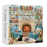 Gemütliche Eckpuzzles 1000 Stücke